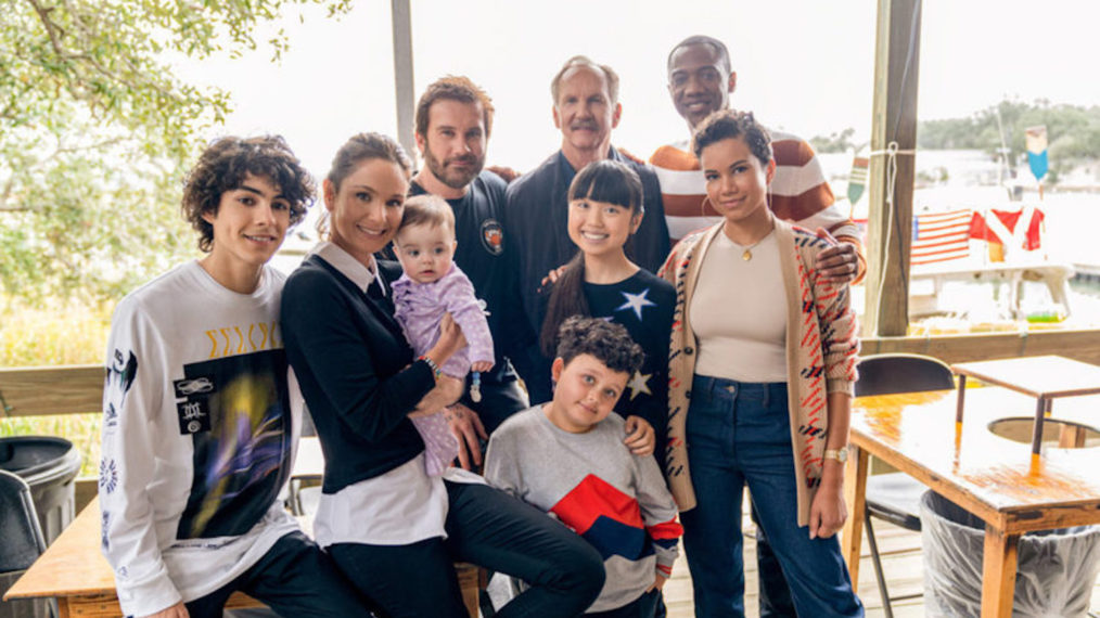 Council of Dads cast - Clive Standen as Anthony Lavelle, Michael O'Neill as Larry Mills, J. August Richards as Dr. Oliver Post, Emjay Anthony as Theo Perry, Sarah Wayne Callies as Robin Perry, Baby Hope, Blue Chapman as JJ Perry, Thalia Tran as Charlotte Perry, Michele Weaver as Luly Perry