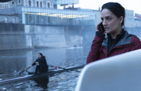 Archie Panjabi as Kendra Malley in 'Departure' - Season 1