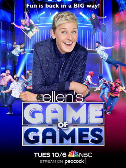 Ellen DeGeneres Ellen's Game of Games NBC Season 4 Key Art