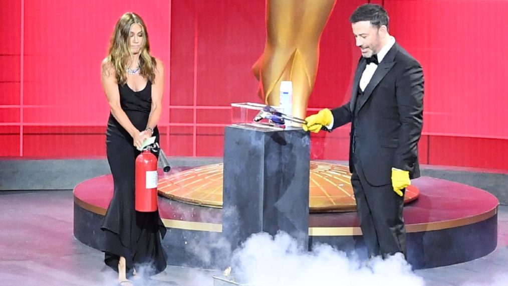Emmys 2020 Jennifer Aniston Jimmy Kimmel