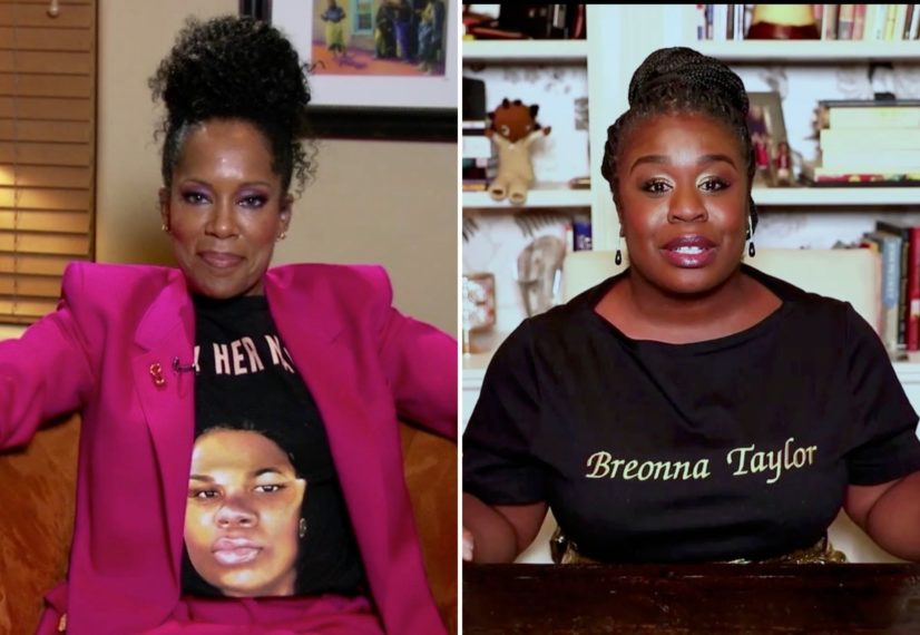 Regina King Uzo Aduba Open Up About Their Emmy Tributes To Breonna Taylor