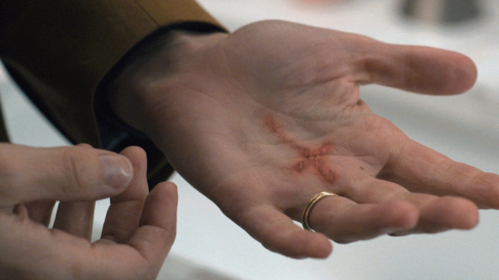 Evil Season 1 Finale Kristen Hand Burned Cross