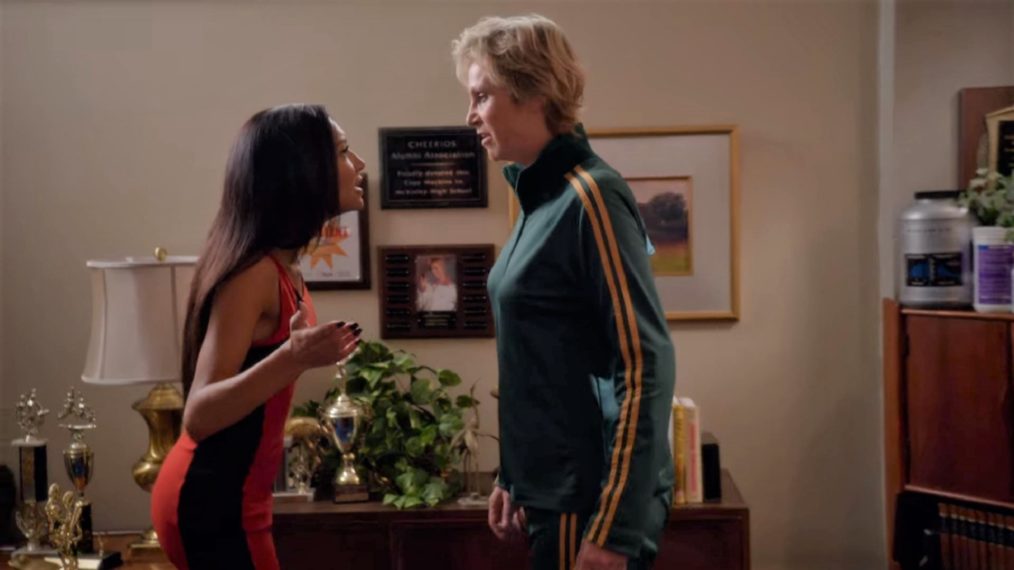 Glee Naya Rivera Jane Lynch