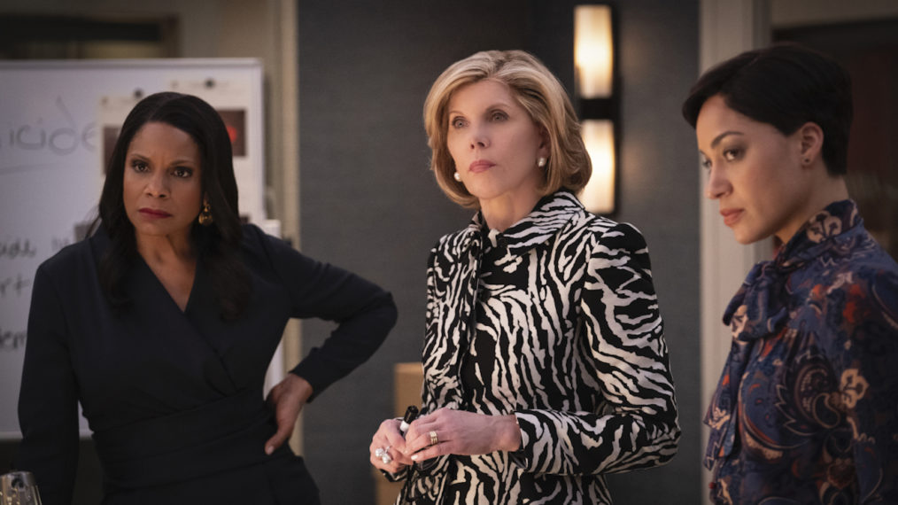 The Good Fight Season 4 - Audra McDonald as Liz Reddick; Christine Baranski as Diane Lockhart; Cush Jumbo as Lucca Quinn