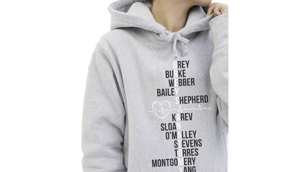 Grey's Anatomy Merchandise Hoodie