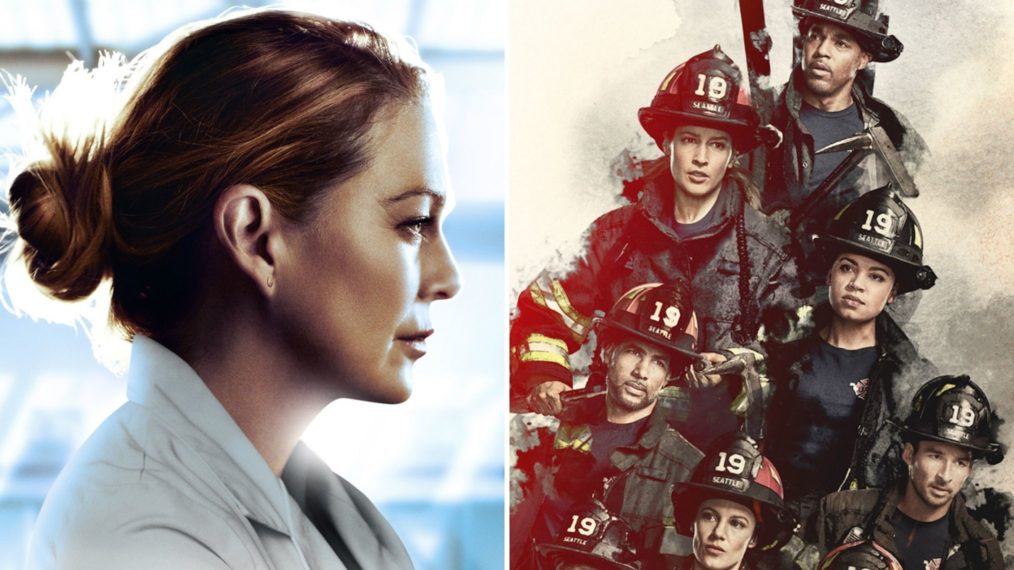 Grey's Anatomy Season 17 Station 19 Season 4 Key Art ABC