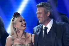 Gwen Stefani and Blake Shelton at the 62nd Annual Grammy Awards