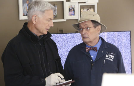 Mark Harmon Leroy Jethro Gibbs David McCallum Ducky NCIS