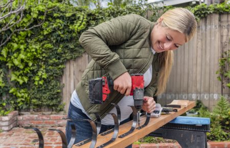 Jasmine Roth drilling on Help I Wrecked My House