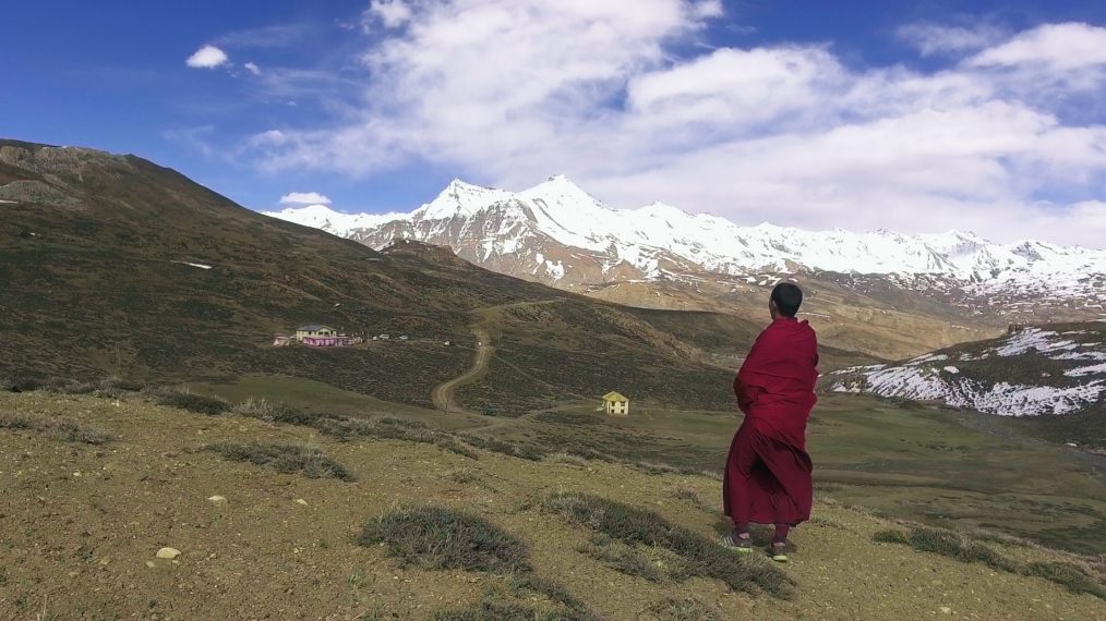 India From Above Monk Modern and Mystic