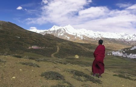 India From Above Monk Modern and Mystic