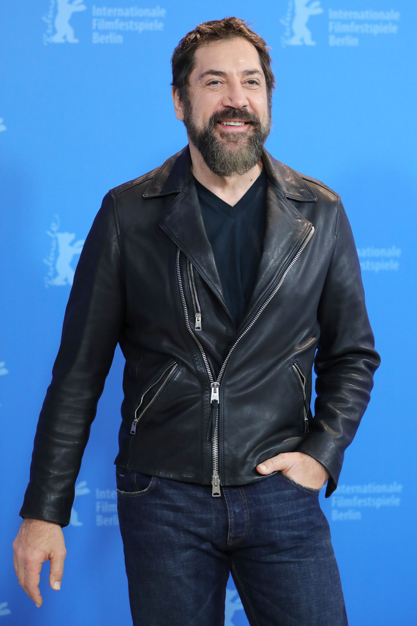 Javier Bardem at a 'The Roads Not Taken' photo call during the 70th Berlinale International Film Festival Berlin