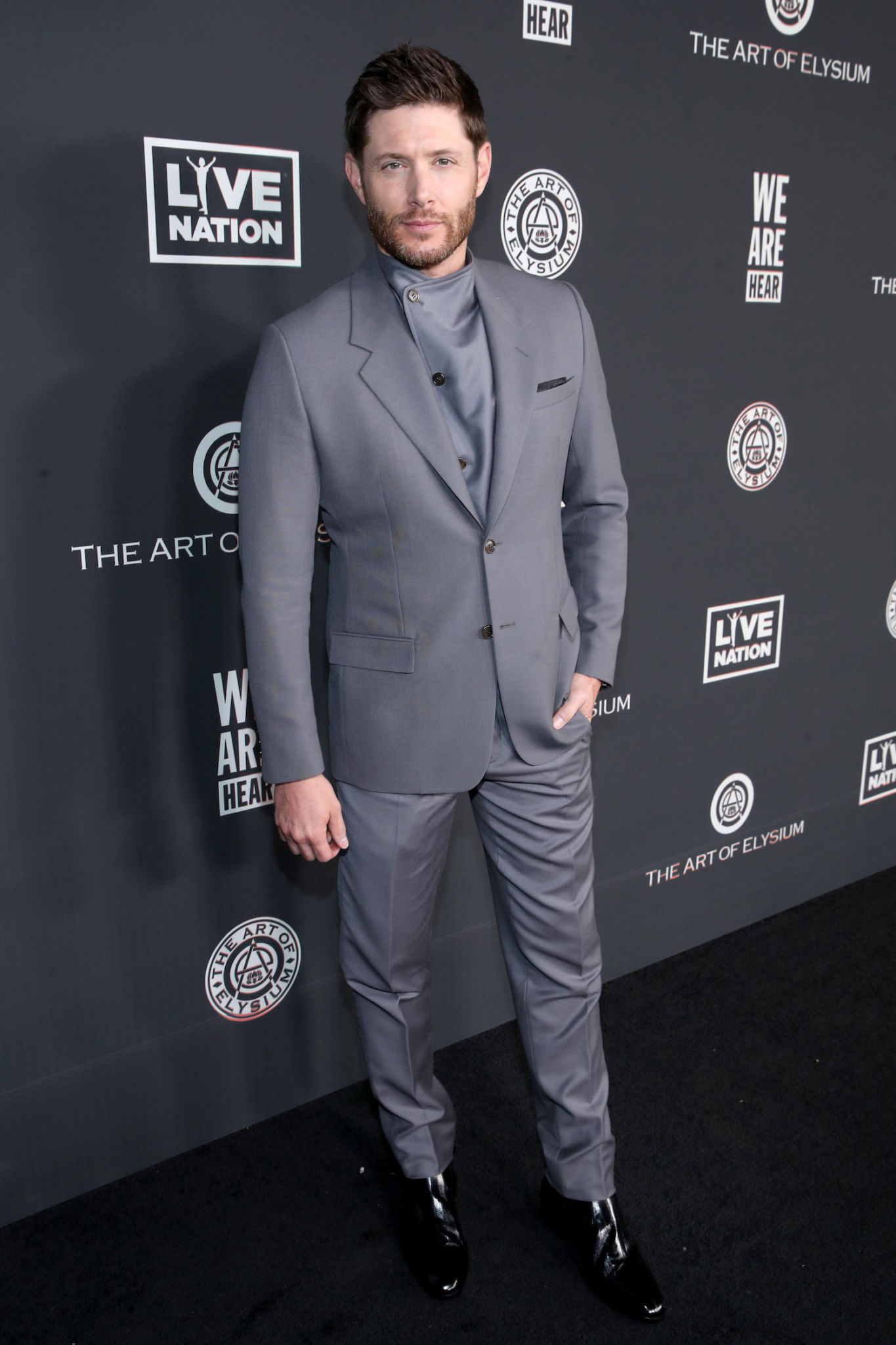 Jensen Ackles attends The Art Of Elysium's 13th Annual Celebration
