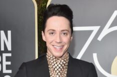 Johnny Weir attends The 75th Annual Golden Globe Awards in January 2018