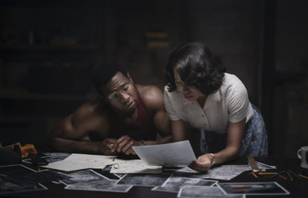 Jurnee Smollett and Jonathan Majors in Lovecraft Country