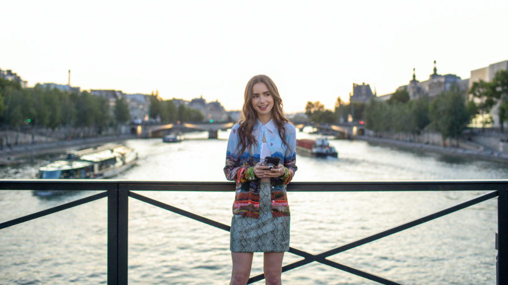 Lily Collins Emily in Paris Season 1 Episode 1
