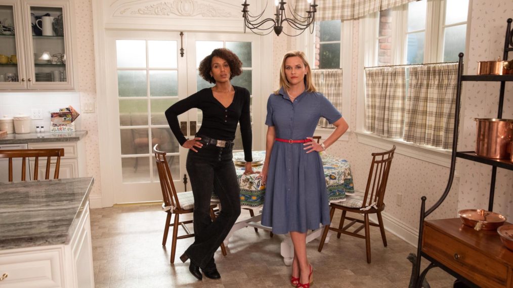 Kerry Washington and Reese Witherspoon of Little Fires Everywhere