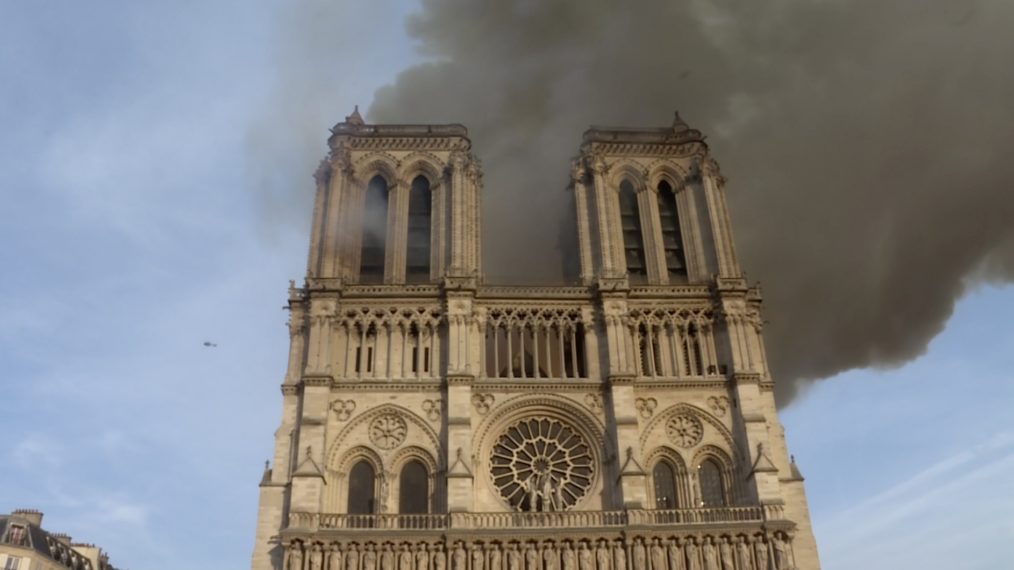 NOTRE DAME OUR LADY OF PARIS SMOKE