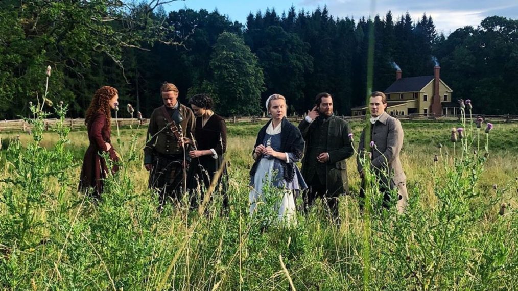 outlander behind the scenes cast