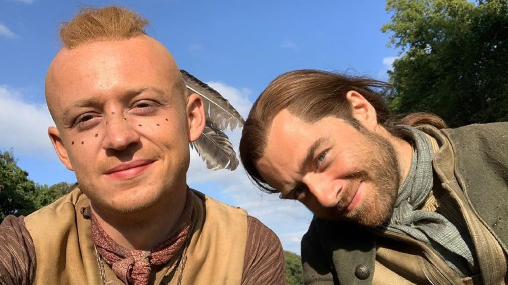 outlander season 5 bts richard rankin john bell