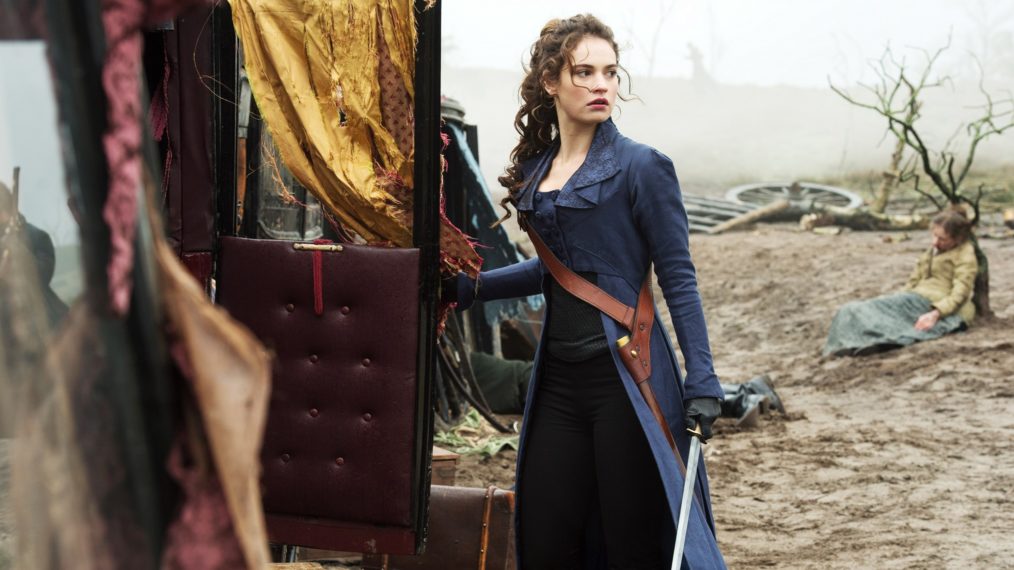 Lily James in Pride and Prejudice and Zombies