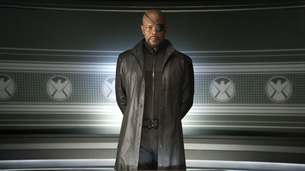 Samuel L Jackson as Nick Fury in The Avengers