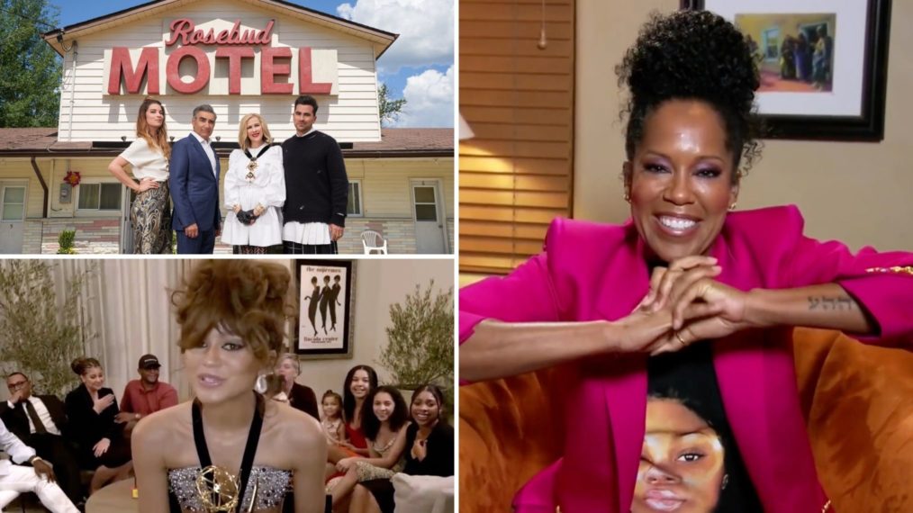 Schitt's Creek Cast Zendaya Regina King Emmys 2020