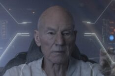 Patrick Stewart at the controls in Picard