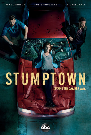 Stumptown Season 1 Key Art Jake Johnson Cobie Smulders Michael Ealy
