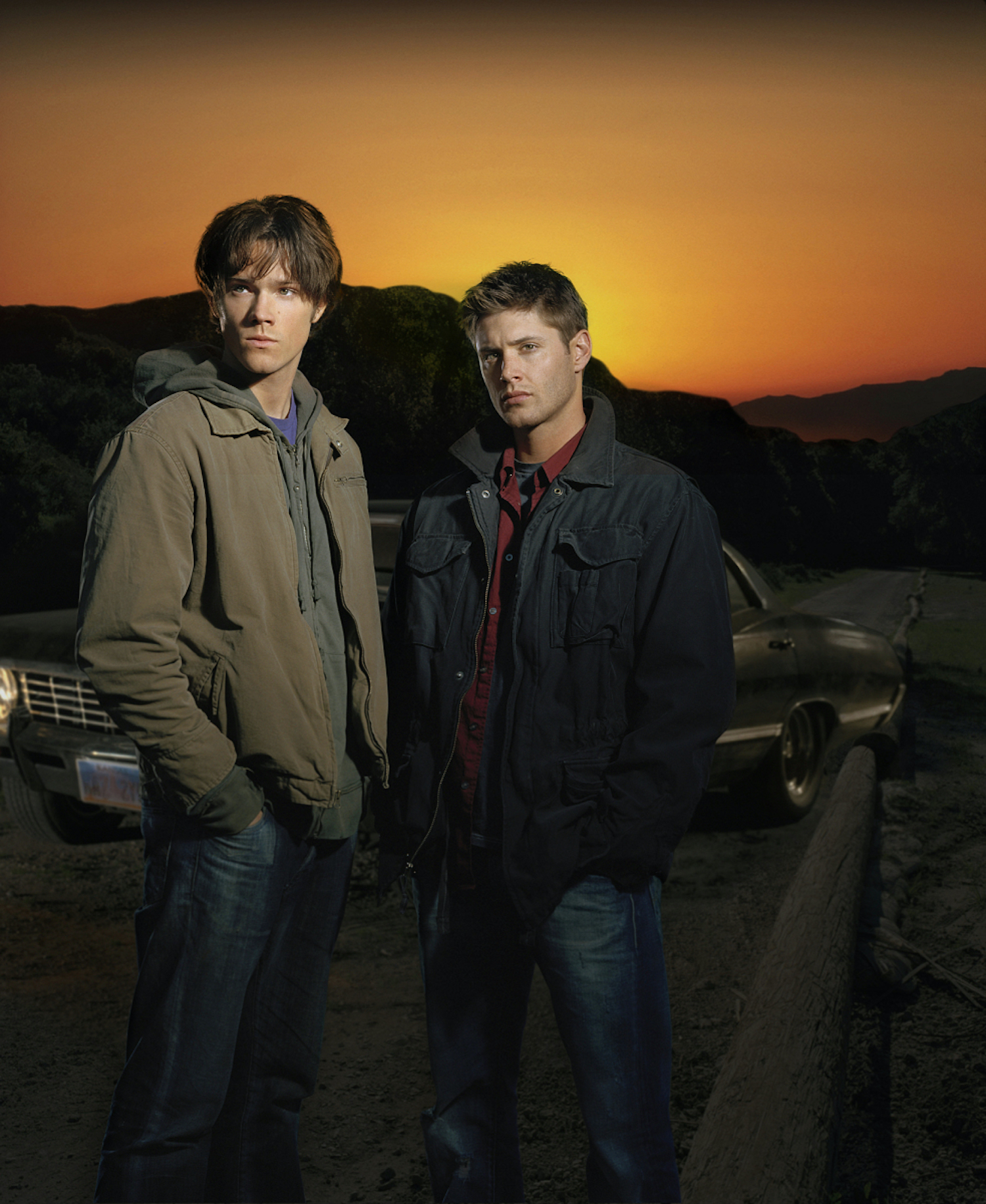 Jared Padalecki as Sam, Jensen Ackles as Dean - Supernatural