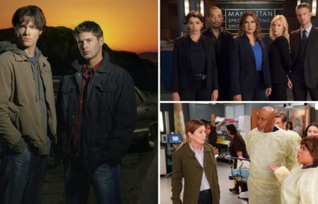 Supernatural Law Order SVU Grey's Anatomy Cast Stars