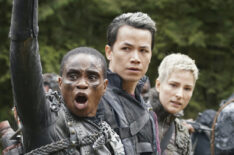 The 100 - Adina Porter as Indra, Shannon Kook as Jordan Green, and Shelby Flannery as Hope