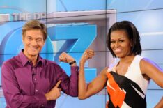 Dr. Oz with Michelle Obama in 2012