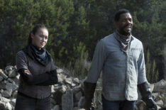 Alycia Debnam-Carey and Colman Domingo in Fear the Walking Dead - Welcome to the Club