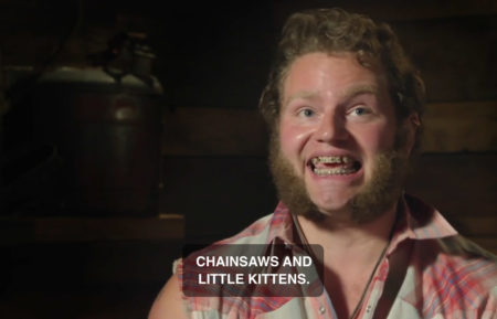 Alaskan Bush People Gabe chainsaws kittens