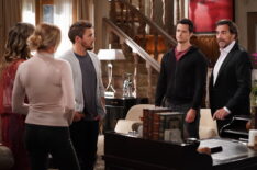 Katherine Kelly Lang, Scott Clifton, Matthew Atkinson and Thorsten Kaye in 35th Anniversary Stand-Alone Episode of The Bold and the Beautiful