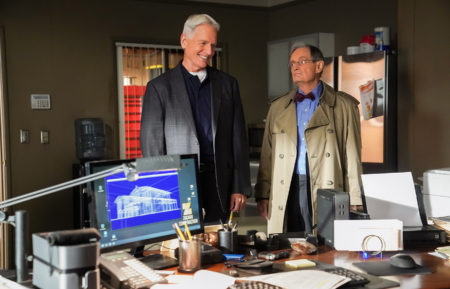 Mark Harmon David McCallum NCIS Gibbs Ducky