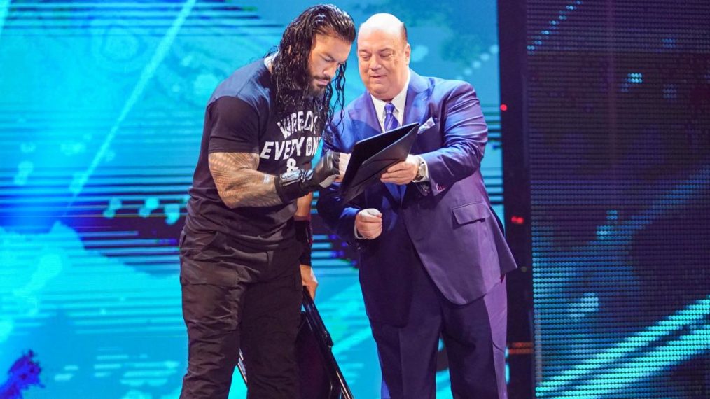 Paul Heyman and Roman Reigns