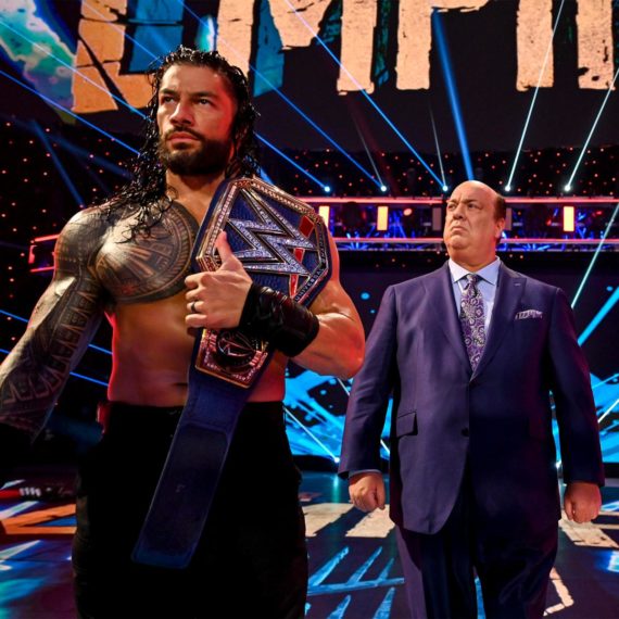 Paul Heyman and Roman Reigns Entrance