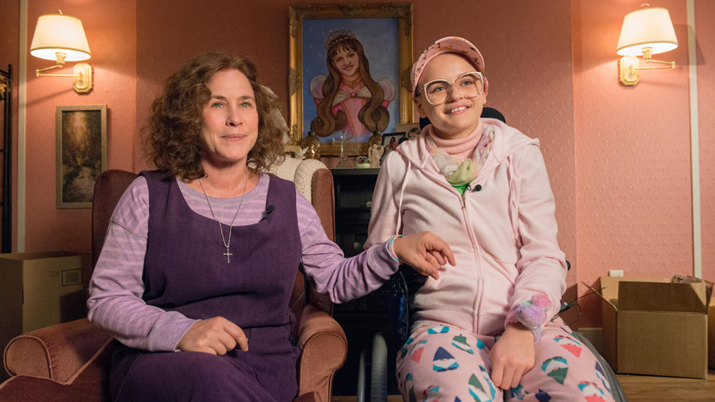 Dee Dee Blanchard (Patricia Arquette) and Gypsy Rose Blanchard (Joey King) in The Act