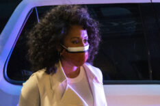 Simone Missick as Lola detained by police in All Rise - Season 2 Premiere - 'A Change is Gonna Come'