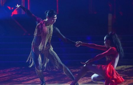 Johnny Weir and Britt Stewart on Dancing With the Stars Episode 6