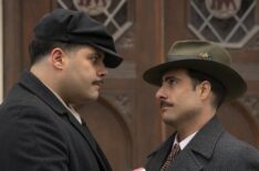 Salvatore Esposito as Gaetano Fadda and Jason Schwartzman as Josto Fadda - Fargo Season 4