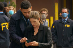 Zeeko Zaki as Special Agent Omar Adom 'OA' Zidan and Missy Peregrym as Special Agent Maggie Bell in FBI Season 3 Premiere