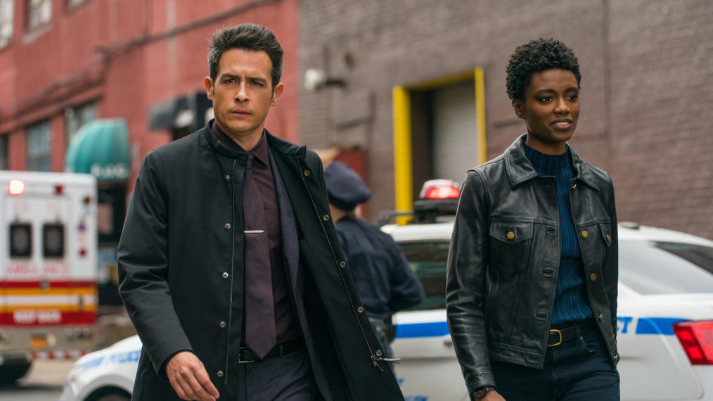 John Boyd as Special Agent Stuart Scola and Katherine Renee Turner as Special Agent Tiffany Wallace in FBI Season 3 Premiere