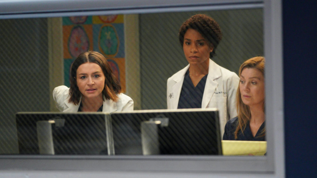 Caterina Scorsone Kelly McCreary Ellen Pompeo Grey's Anatomy Meredith Maggie Amelia