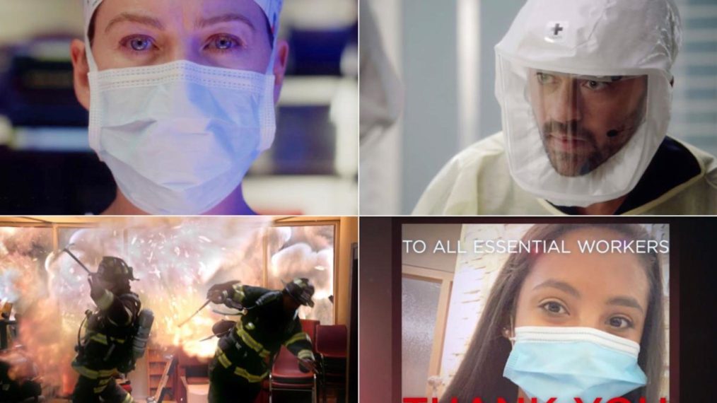 Grey's Anatomy Station 19 Crossover Promo Essential Workers Dedication