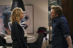 Kim Raver as Teddy and Kevin McKidd as Owen in Season 16 of Grey's Anatomy