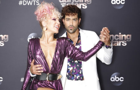 Sharna Burgess and Jesse Metcalfe in Dancing With the Stars - '80s Night'