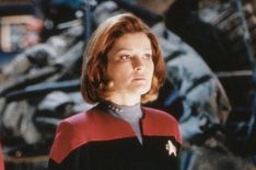 John Savage and Kate Mulgrew in Star Trek Voyager